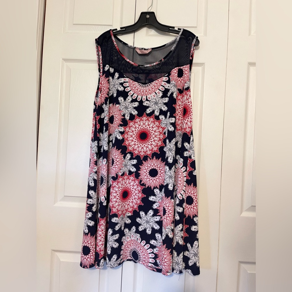 EUC Mesh Sleeveless Dress